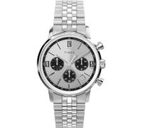 Timex Watches Luxury Silver-Tone Watch for Gents - Stainless Steel / Acrylic