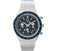 Timex Peanuts Q Chronograph TW2Y45300 - Man - 40 mm - Analogue - Quartz - Plexi Glass Black 18 mm
