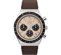 Timex Men's Chronograph Quartz Watch with Leather Strap TW2W51800