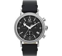 Timex Men's Chronograph Quartz Watch with Leather Strap TW2W20600
