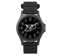 Timex Men's Collegiate Pride 40mm Watch, Purdue Boilermakers, Adjustable Fast Wrap Fabric Band