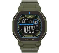 Timex Men's Command Encounter 45mm Watch, Green/Digital Neg Display/Green, Command Encounter 45mm