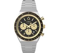 Timex Men's Diver Inspired 40mm Watch - Two-Tone Bracelet Black Dial Two-Tone Case