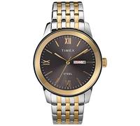 Timex Men's Dress Day-Date 41mm Watch, Two-Tone, Classic