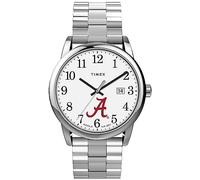 Timex Men's Easy Reader 38mm Watch with Expansion Band, Alabama Crimson Tide, Easy Reader 38mm