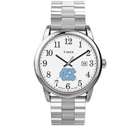 Timex Men's Easy Reader 38mm Watch with Expansion Band, North Carolina Tar Heels, Easy Reader 38mm