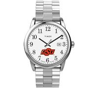 TIMEX Men's Easy Reader 38mm Watch with Expansion Band, Oklahoma State Cowboys, Easy Reader 38mm