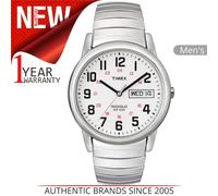 Timex Men's Easy Reader Brass Case Stainless Steel Strap Watch T20461
