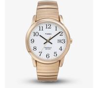 Timex Mens Easy Reader Gold Plated Watch T2H301