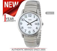 Timex Watch Mens T2H451 Indiglo Easy Reader Expandable Strap