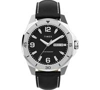 Timex Men's Essex 46mm Watch - Black Link Bracelet Black Dial Silver-Tone Case