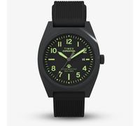 Timex Mens Expedition Capstone Black Dial Black Rubber Strap Watch TW2Y18100