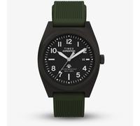 Timex Mens Expedition Capstone Black Dial Green Rubber Strap Watch TW2Y18000