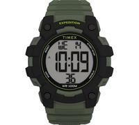Timex Men's Expedition CAT 48mm Watch - Green Two- Piece Digital Dial Black Case