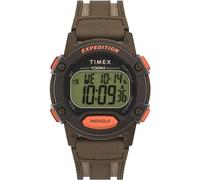 Timex Men's Expedition CAT5 41mm Watch - Green Strap Digital Dial Green Case