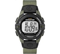 Timex Men's Expedition Full-Size Digital CAT Green/Black Mixed Material Strap Watch T49993