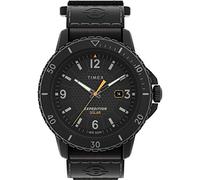 Timex Men's Expedition Gallatin Solar 45mm Quartz Fabric Strap, Black, 22 Casual Watch (Model: TW4B233009J)