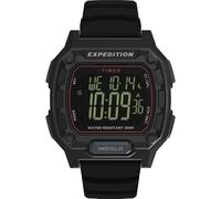 Timex Men's Expedition Ridge 43mm Watch - Black Two- Piece Quick Release Digital Neg Display Dial Black Case