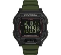 Timex Men's Expedition Ridge 43mm Watch - Green Two- Piece Quick Release Digital Neg Display Dial Black Case