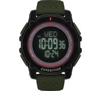 Timex Men's Expedition Ridge 49mm Watch, Green/Black/Digital Neg Display