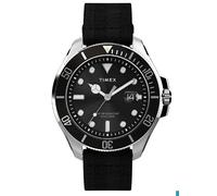 Timex Men's Harborside Coast 43mm Watch with Silver-Tone Case & Stainless Steel Bracelet