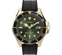 Timex Trend Harborside Coast Green Dial Rubber Strap Men's Watch TW2Y05300