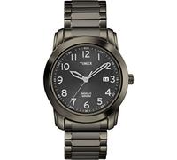 Timex Men's Highland Street Stainless Steel Expansion Band Watch, Gray/Black/Gray, No Size, Classic