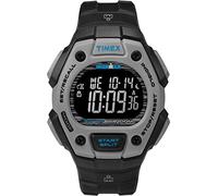 TIMEX Men's IRONMAN Classic 30 38mm Watch - Black & Gray Case Negative Display with Black Resin Strap TW2U30200