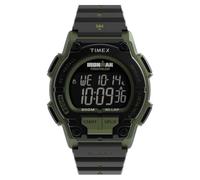 Timex Men's Ironman Classic 42 mm Watch, Black Resin Strap Digital Dial Green Case TW5M64900