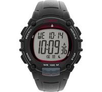 Timex Men's Ironman Triathlon Classic 10 44mm Watch, Black/Black/Digital, Digital
