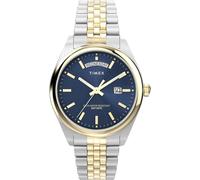 Timex Men's Legacy 41mm Watch, Two-Tone/Blue/Two-Tone, Traditional