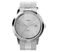 Timex Men's Main Street 38mm Watch - Triple Silver Tone