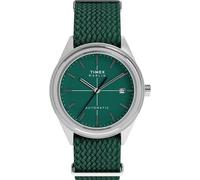Timex Men's Marlin Jet 38mm Watch - Green Slip-Thru Double Layer Green Dial Stainless Steel Case
