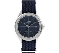 Timex Men's Marlin Jet Automatic 38mm Watch, Blue/Stainless Steel/Blue, 38 mm, Retro