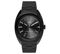 Timex Men's Milano XL 38mm Watch - Black with Rose Gold-Tone Accents & Stainless Steel Bracelet