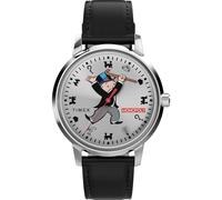 Timex Men's Monopoly Marlin® 38mm Watch - Black Strap Silver-Tone Dial Stainless Steel Case