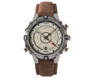 Timex Mens Natural Brown Tide Temp Compass Watch RRP £165. New and Boxed.