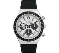 Timex Men's Peanuts Q 40mm Watch - Black Strap White Dial Stainless Steel Case