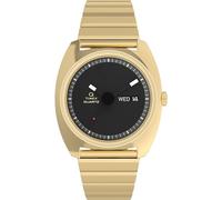 Timex Men's Q 1975 Enigma 37mm Watch - Gold-Tone Bracelet Black Dial Gold-Tone Case