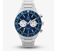 Timex Mens Q Continental Chronograph Blue Dial Watch TW2Y55900