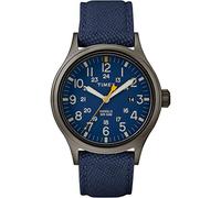Timex Mens Quartz Watch, Analogue Classic Display and Leather Strap TW2R46200