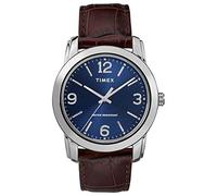 Timex Mens Quartz Watch, Analogue Classic Display and Leather Strap TW2R86800