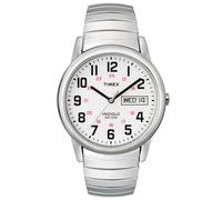 Timex Mens Silver Easy Reader Expander Watch RRP £54.99. New and Boxed.