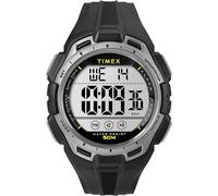 Timex Men's Sport 43 mm Watch - Black Resin Band Digital Dial Black Case TW5M63600