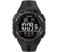 Timex Men's Sport 43 mm Watch - Black Resin Strap Digital Dial Black Case TW5M61800