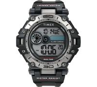 Timex Men's Sport 52 mm Watch - Black Resin Band Digital Dial Black Case TW5M63300