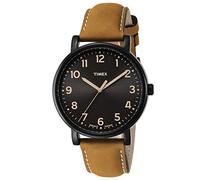 Timex Men's T2N677 Originals Oversized Tan Leather Strap Watch