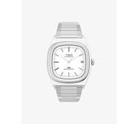 Timex Mens Timex® Automatic 1983 E Line Reissue 38mm Stainless Steel Watch Stainless Steel