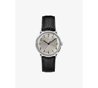 Timex Mens Timex Tw2R47900 Marlin Stainless-Steel Mechanical Hand-Wind Watch Silver