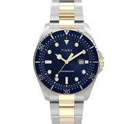 Timex Men's Trend 42 mm Watch - Black Silicone Strap Black Dial Silver